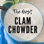 Pinnable image 6 for clam chowder.