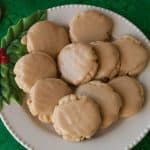Bite Size Butter Rich Cookies Bite size butter rich cookies are truly a Christmas favorite. A butter cookie topped with a caramel frosting make these irresistible!