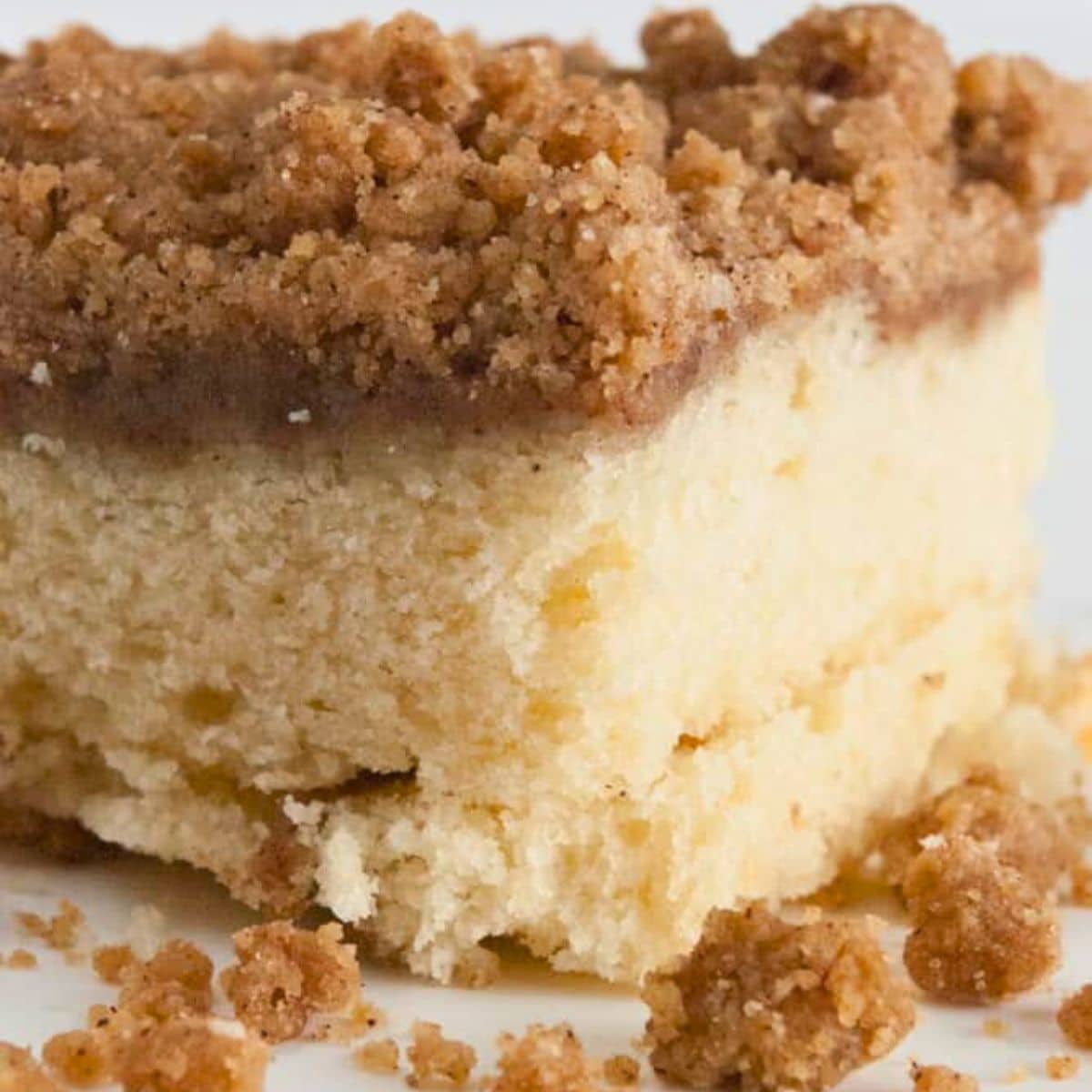New York Style Brown Sugar Crumb Cake - Of Batter & Dough