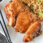 Honey Barbecue Glazed Chicken Cook this honey barbecue glazed chicken in a slow cooker and then finish it under the broiler for a moist chicken dinner that will knock your socks off!