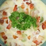 Simple Potato Bacon Soup Simple potato bacon soup is quick, easy and delicious. The perfect comfort food for those crazy weeknights and busy weekends!