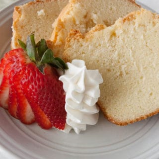 Scrumptious Cream Cheese Pound Cake This scrumptious cream cheese pound cake is the perfect spring dessert! This moist, sweet pound cake goes with any fruit or is tasty alone as well.