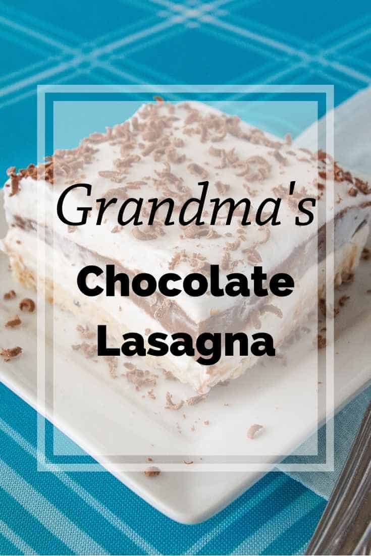 Grandma's Chocolate Lasagna Mindee's Cooking Obsession