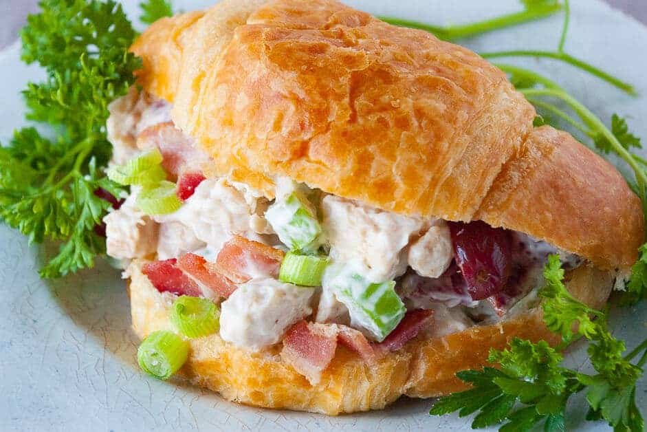 Tasty Chicken Salad Croissants Mindee S Cooking Obsession