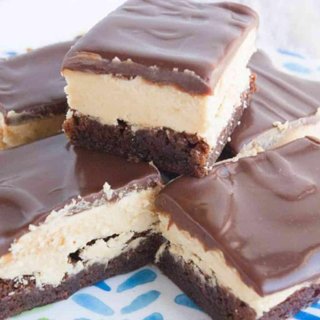 Fudgy Peanut Butter Brownies - Mindee's Cooking Obsession