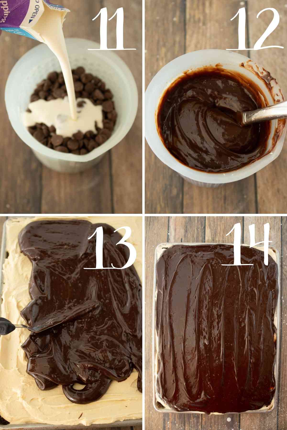 Use a good quality chocolate to make the chocolate ganache!