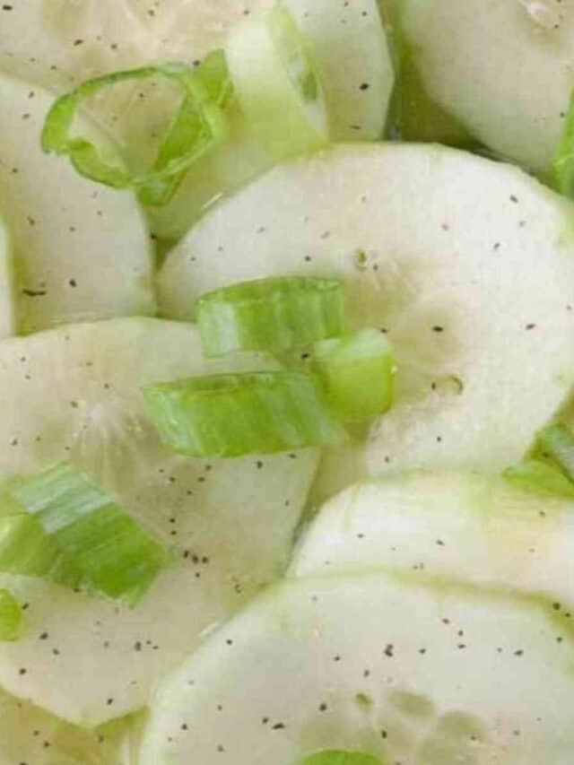 3 Ingredient Cucumbers with Salt Story