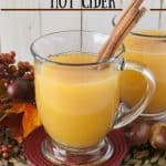 Sore Throat Soothing Hot Cider pinnable image.