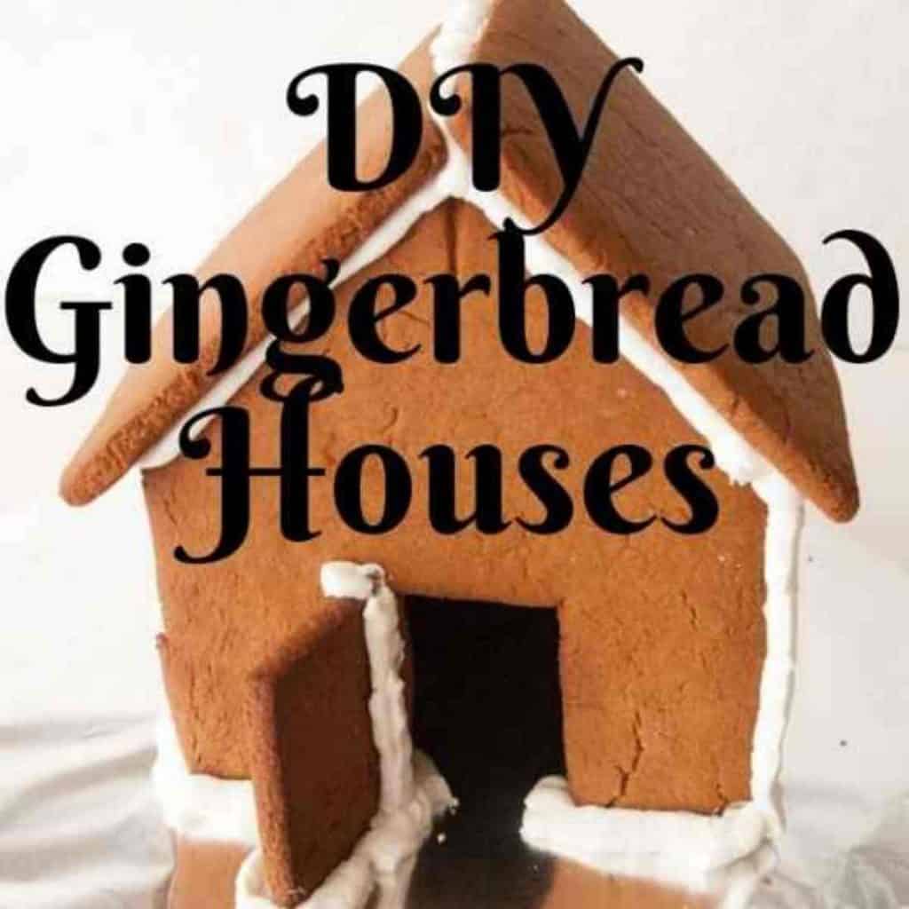 Free printable gingerbread house template