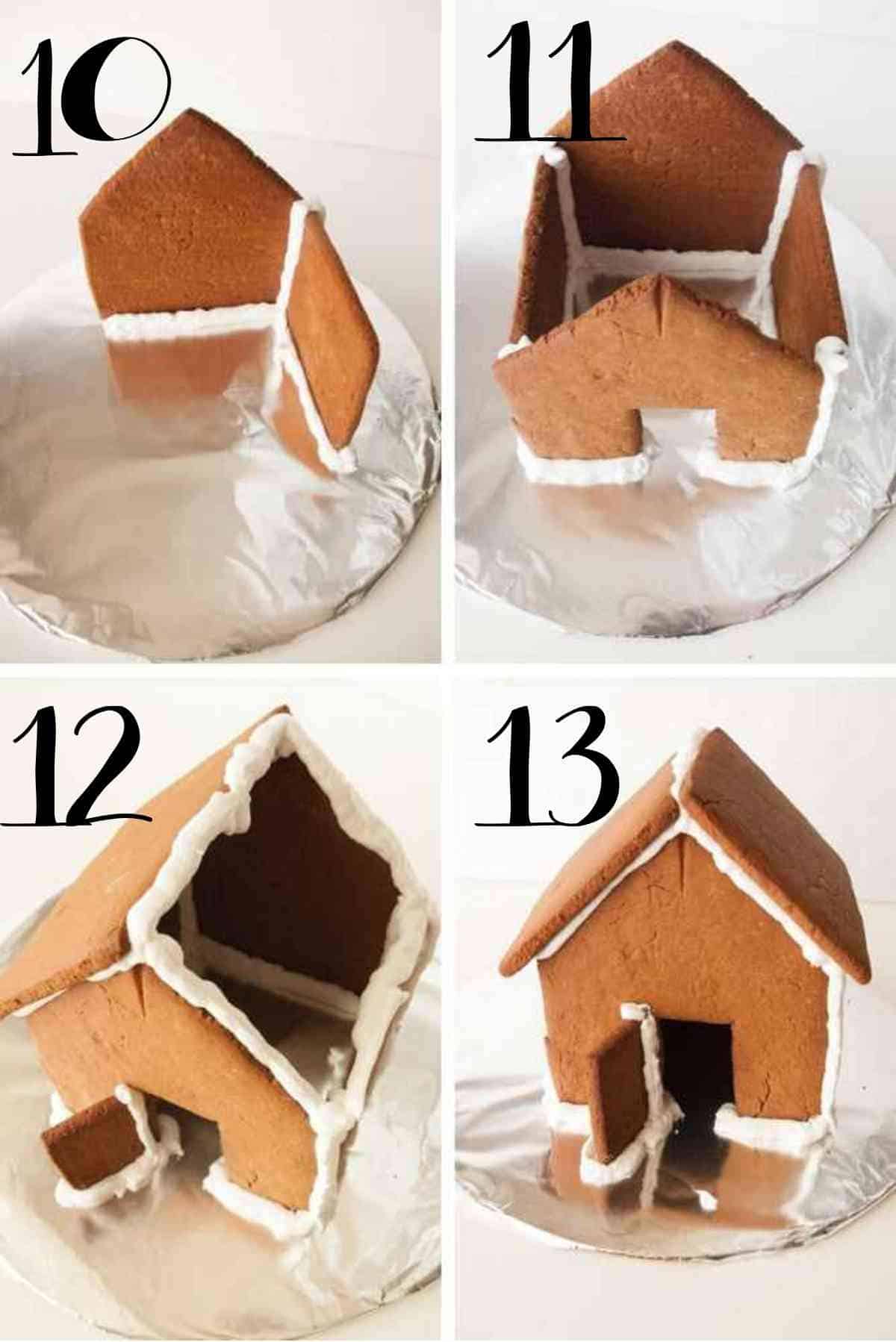 How to assemble your real gingerbread house!