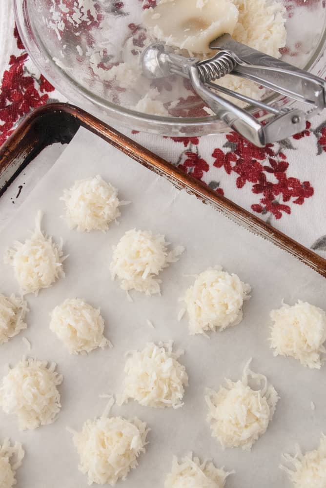 Almond Joy Coconut Macaroons - Mindee's Cooking Obsession