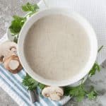 The best Cream of Mushroom Soup
