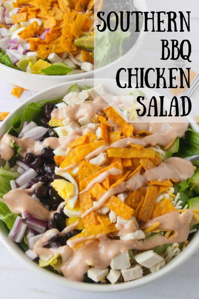 Southern BBQ Chicken Salad - Mindee's Cooking Obsession