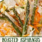 Roasted Asparagus Blend pinnable image.