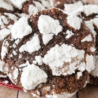Chocolate Crackle Top Cookies facebook image.