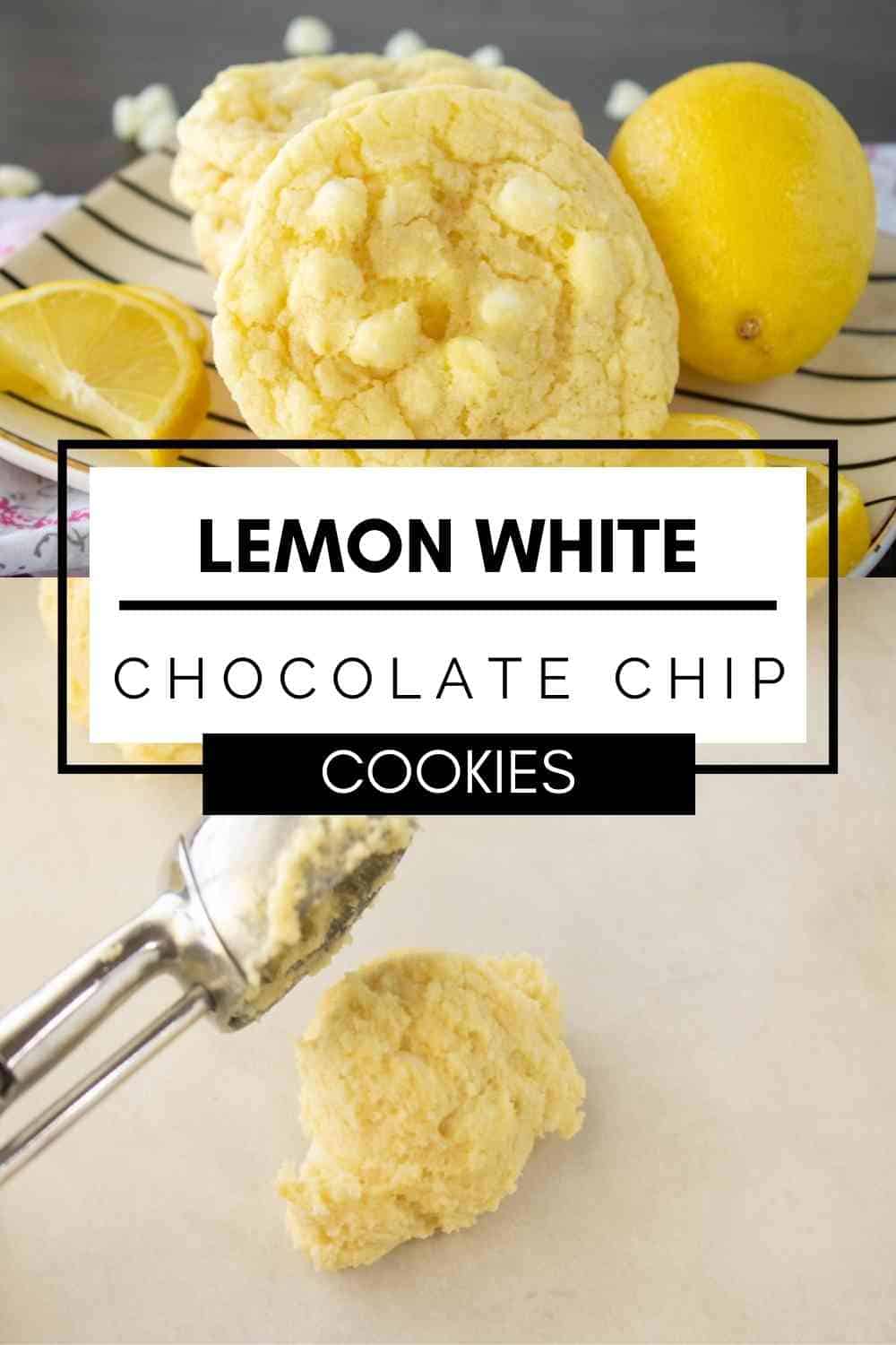 Lemon White Chocolate Chip Cookie Recipe Mindee's Cooking Obsession