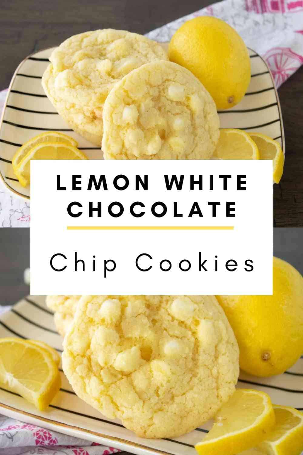 Lemon White Chocolate Chip Cookie Recipe Mindee's Cooking Obsession