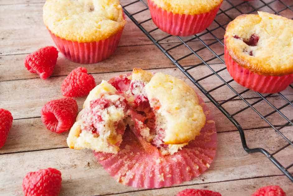 Lemon Raspberry Zucchini Muffins Recipe - Mindee's Cooking Obsession