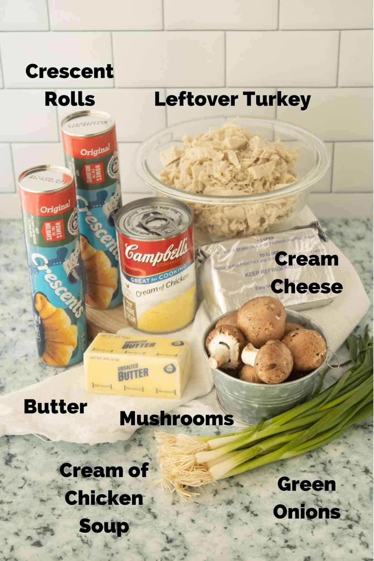 Everything you need to make this turkey roll recipe.