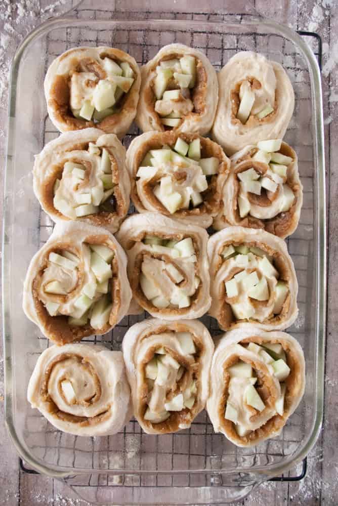 Caramel Apple Sweet Rolls - Mindee's Cooking Obsession