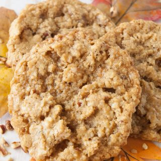 Maple Pecan Oatmeal Cookies