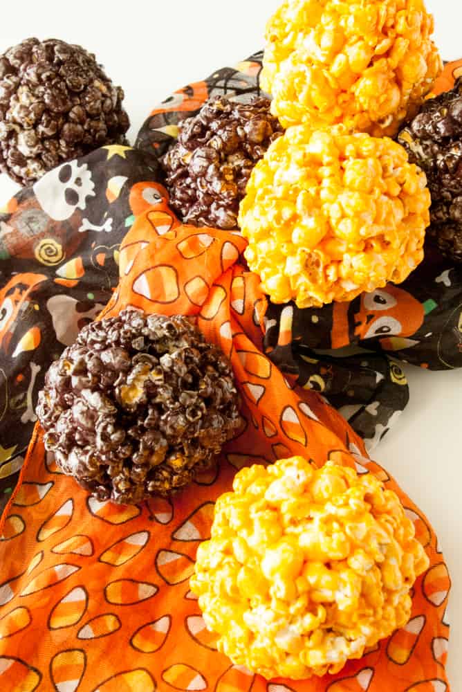 Marshmallow Popcorn Balls - Mindee's Cooking Obsession