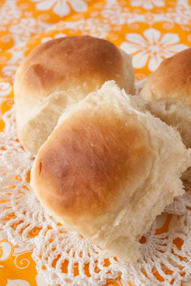 Three Hawaiian Dinner Rolls