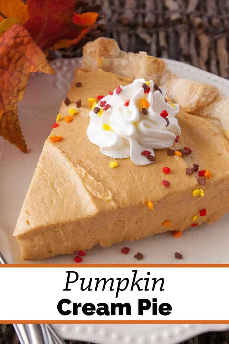 Pumpkin Cream Pie - Mindee's Cooking Obsession