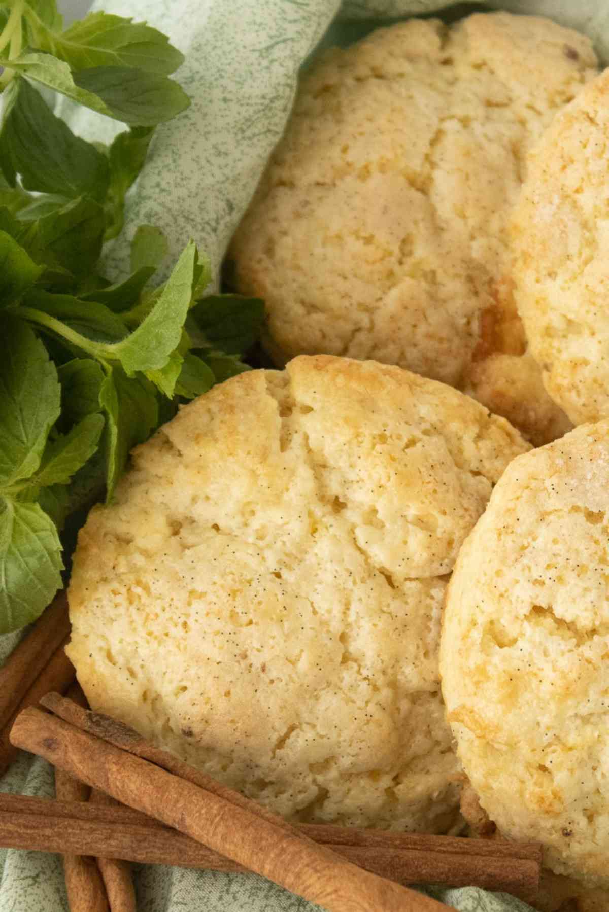 A basket of these baked scones.