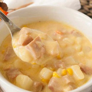 Facebook image for ham and cheese soup.