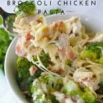 Pinnable image 4 for instant pot broc chicken pasta