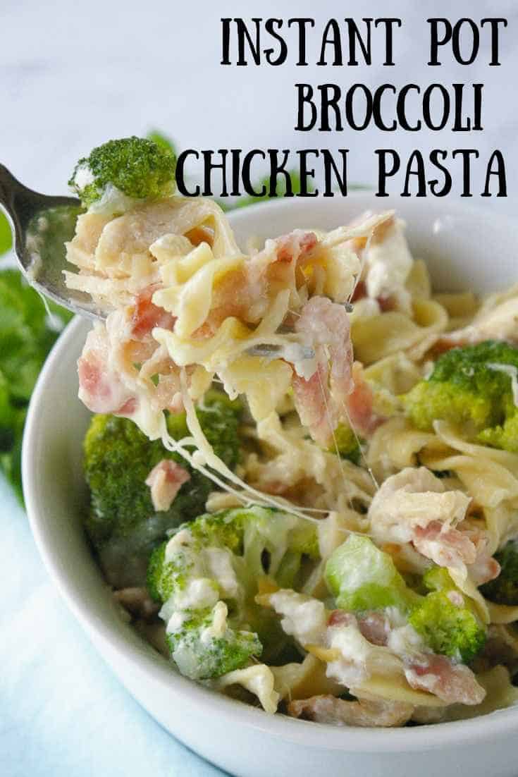 Instant Pot Broccoli Chicken Pasta - Mindee's Cooking Obsession