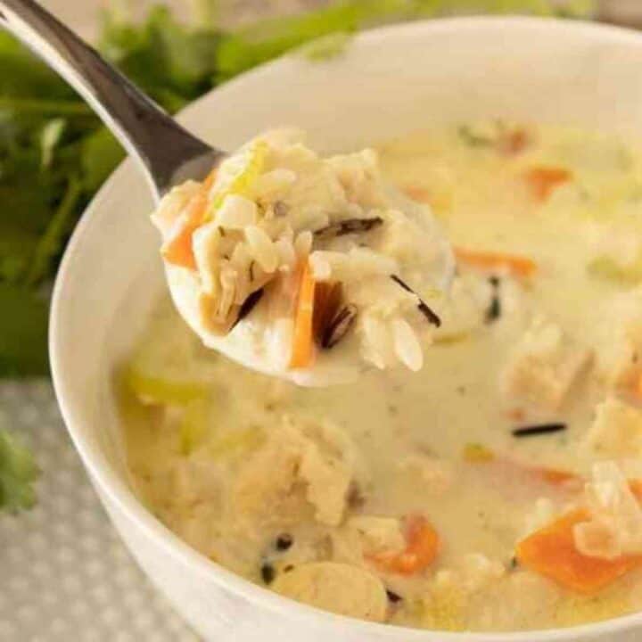 Creamy Chicken Wild Rice Soup Mindee's Cooking Obsession