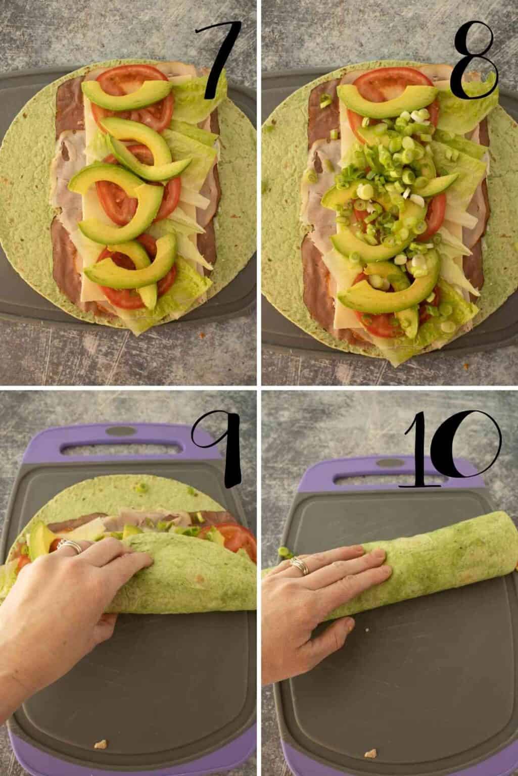 Roast Beef Turkey Wraps - Mindee's Cooking Obsession