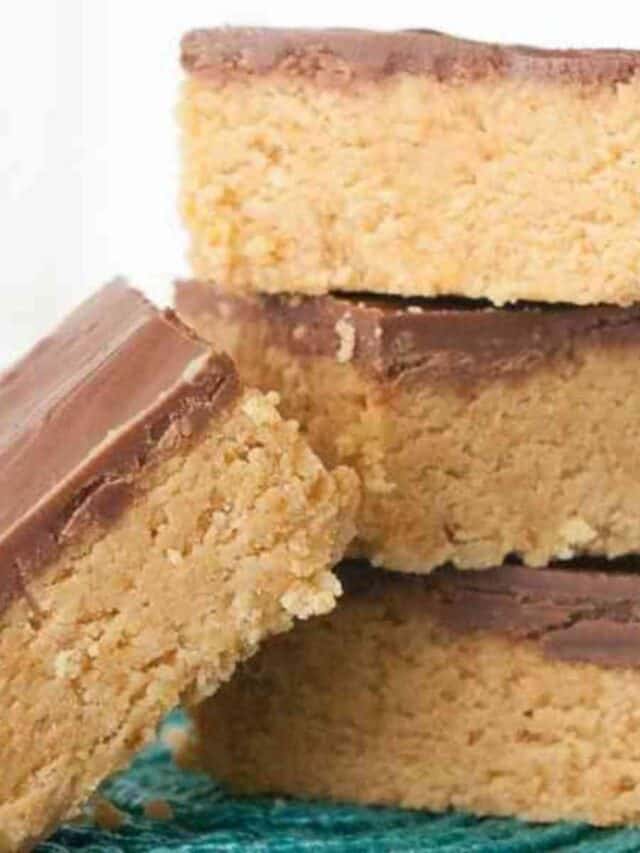 5 Ingredients Peanut Butter Bars Story