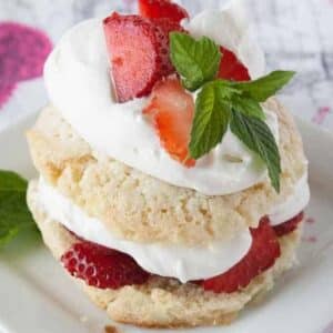 Easy Strawberry Shortcake.