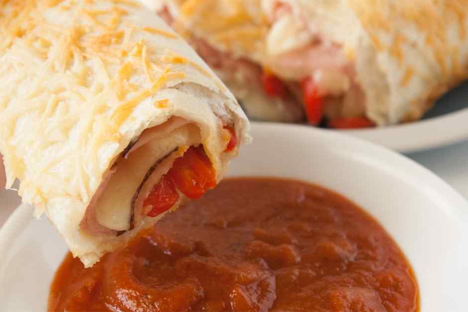 Baked Ham and Cheese Tortilla Roll Ups Mindee's Cooking Obsession