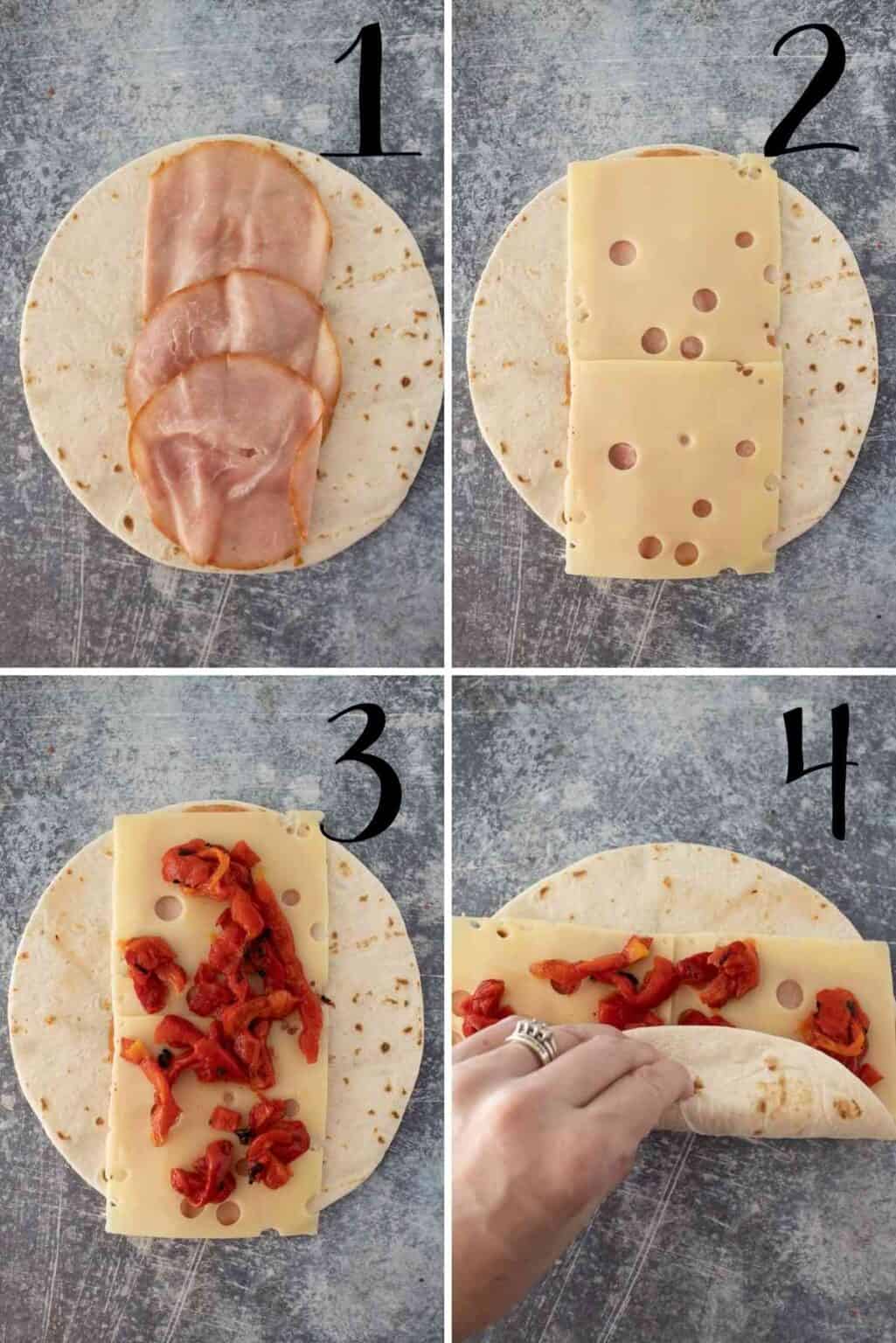 Baked Ham and Cheese Tortilla Roll Ups Mindee's Cooking Obsession