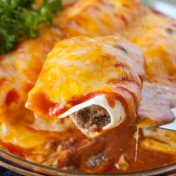 Easy Beef Enchiladas - Mindee's Cooking Obsession