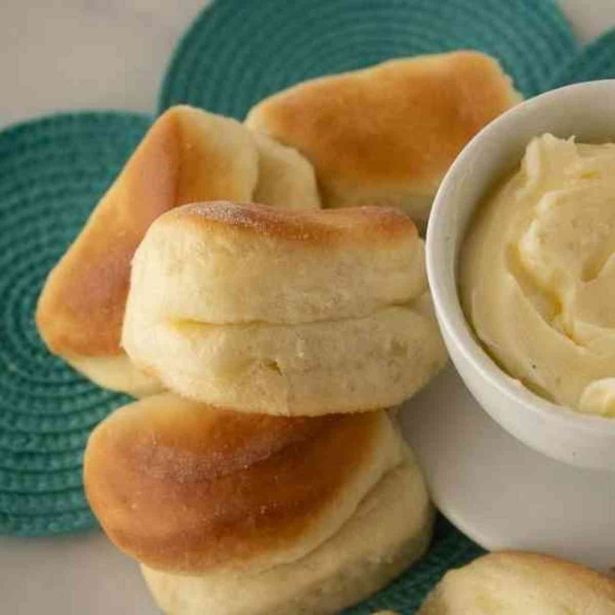 Parker House rolls by some butter.