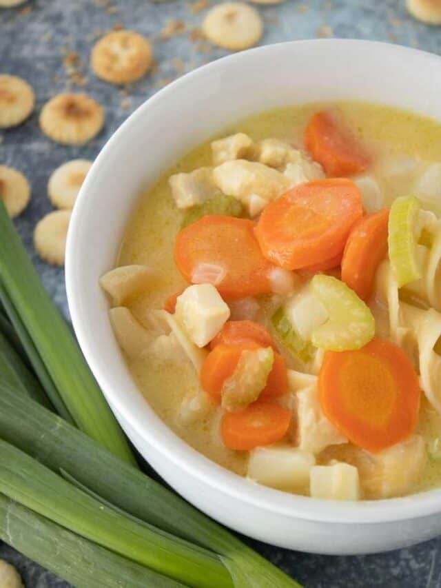 Creamy Chicken Noodle Soup Story