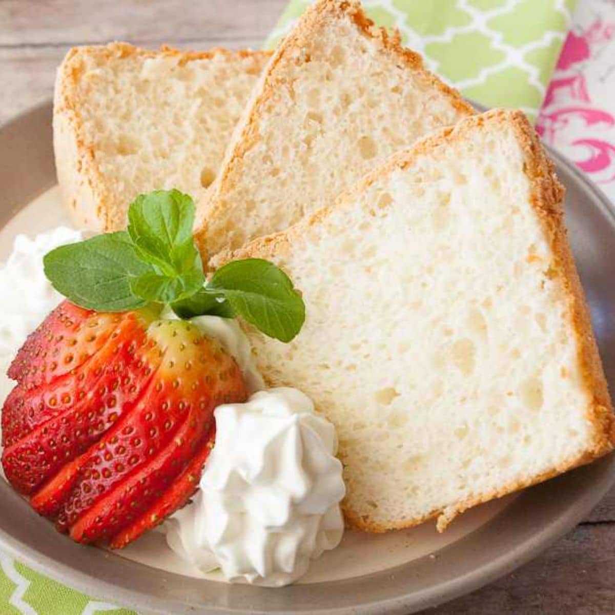 Angel Food Cake In A Loaf Pan - Homemade In The Kitchen