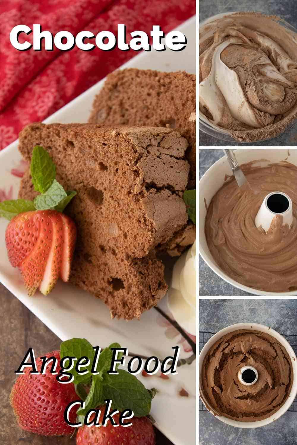 Indulgent Chocolate Angel Food Cake Mindee's Cooking Obsession