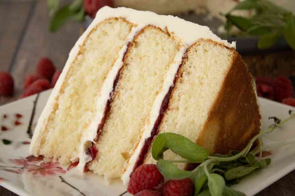 Raspberry Yogurt Zebra Cake - No-Bake Christmas Cake Recipe