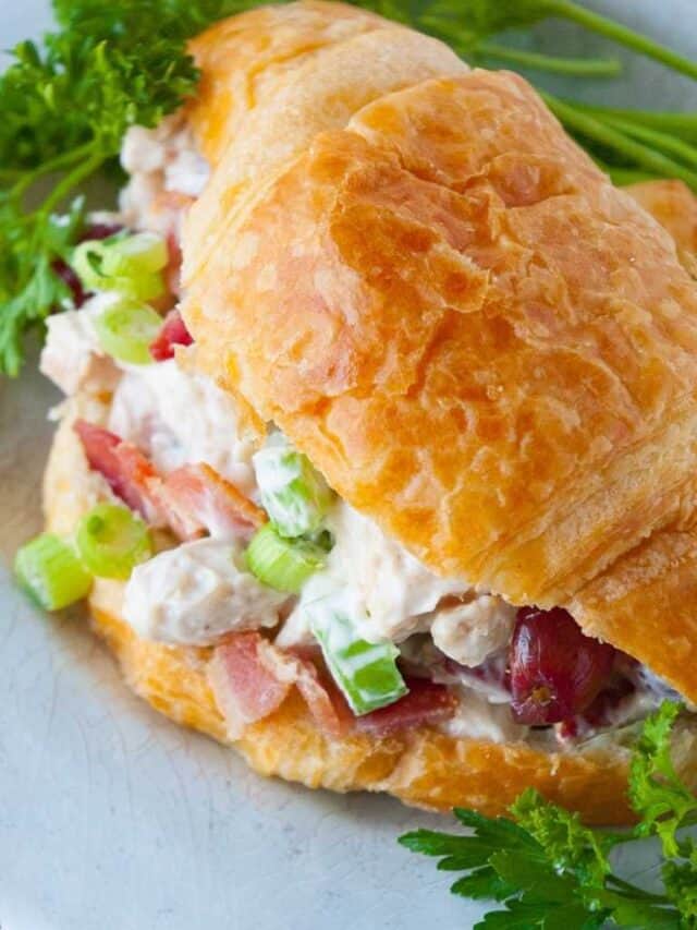 Chicken Salad Croissant Story
