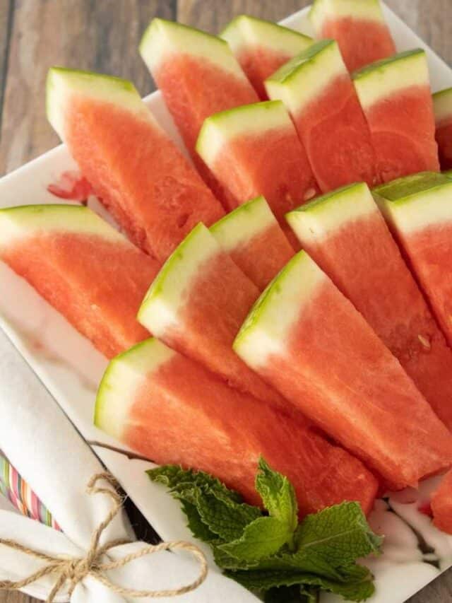How to Cut Watermelon Sticks Story