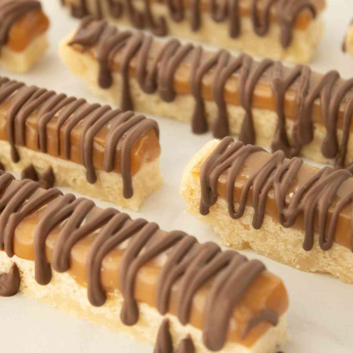 Giant Chocolate Caramel Cookie Twix Bars Recipe