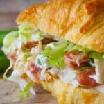 Turkey Salad Croissant Sandwich