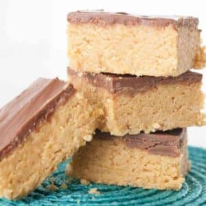 5 Ingredient No Bake Peanut Butter Bars