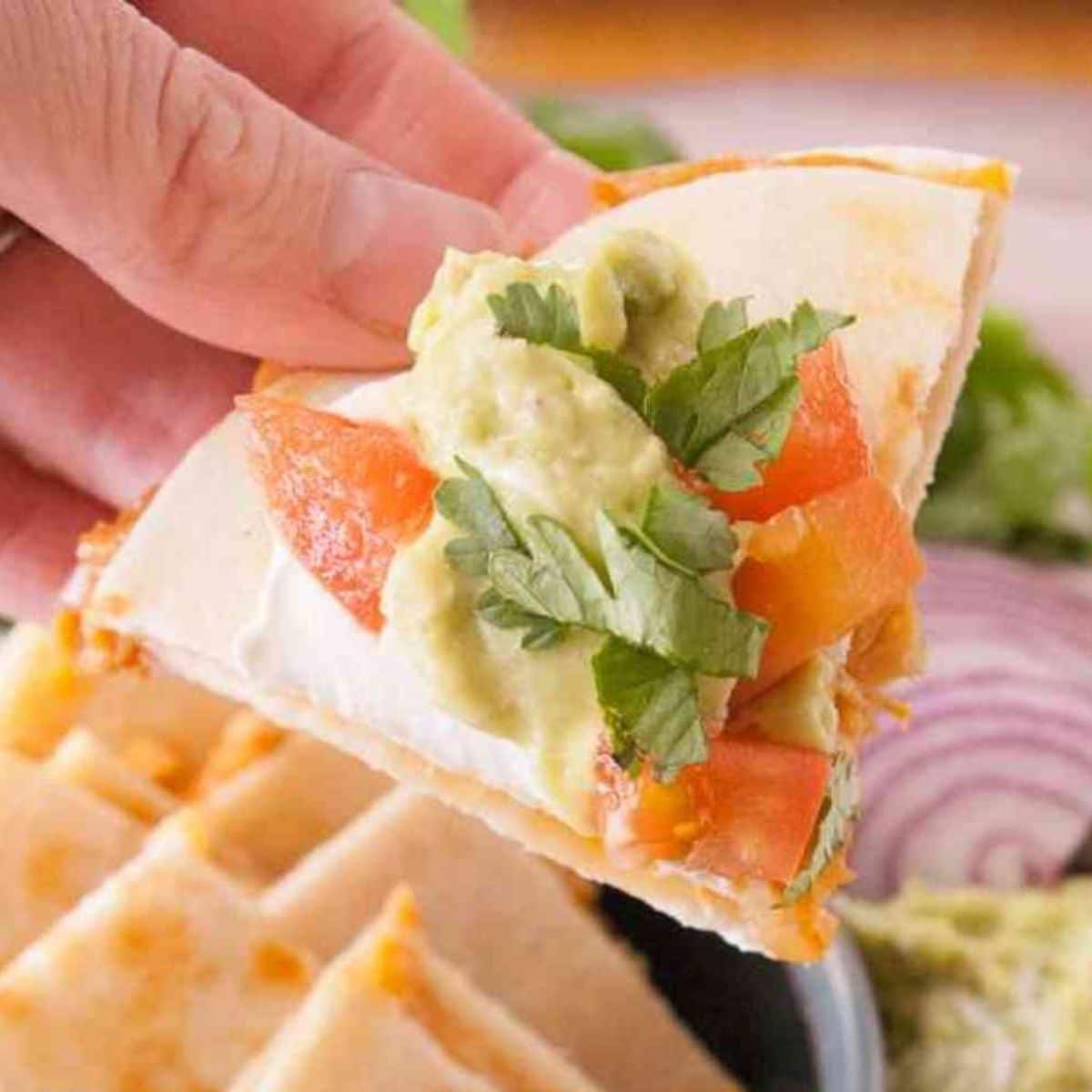 Tasty Buffalo Chicken Quesadillas - Mindee's Cooking Obsession